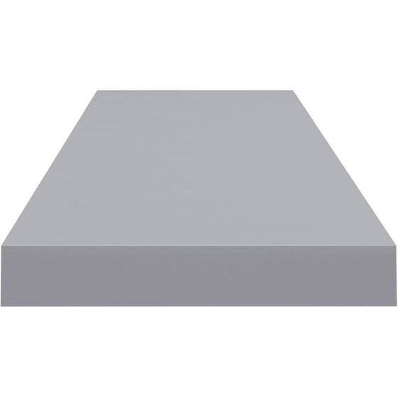 Ράφια Τοίχου VidaXL από MDF 90x23.5x3.8 cm 2 Τμχ - Γκρι image 4