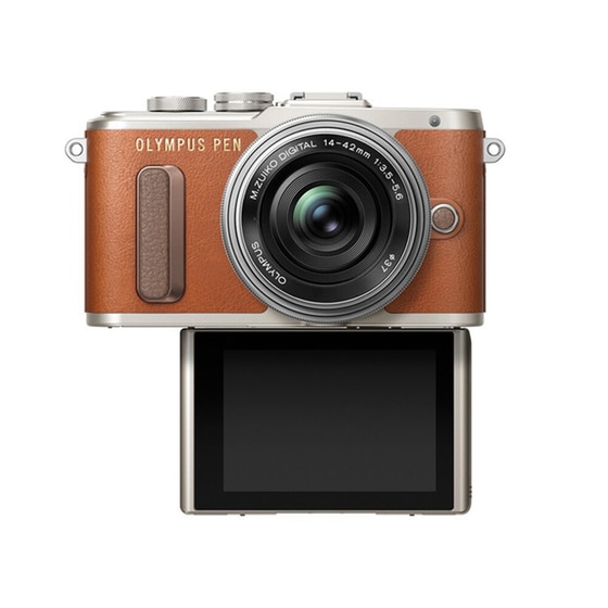 Mirrorless Camera Olympus E-PL8 Kit 14-42mm EZ Pancake - Καφέ image 2