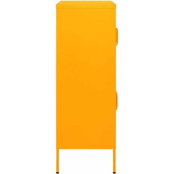 Ντουλάπι Γραφείου VidaXL από Ατσάλι 80x35x101.5 cm - Κίτρινο image 3