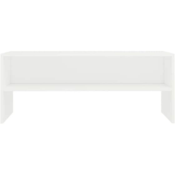 Έπιπλο Τηλεόρασης VidaXL από Μοριοσανίδα 100x40x40cm - Λευκό image 3