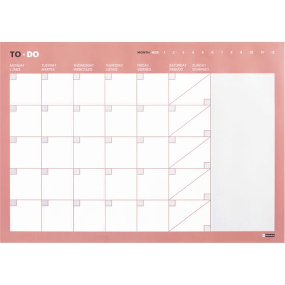 Οργανόγραμμα Miquelrius 2024 Μηνιαίο Planner To Do A3 image 2