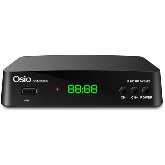 Αποκωδικοποιητής Osio OST-2660 HDMI - MPEG4-T/T2/H265 image 0
