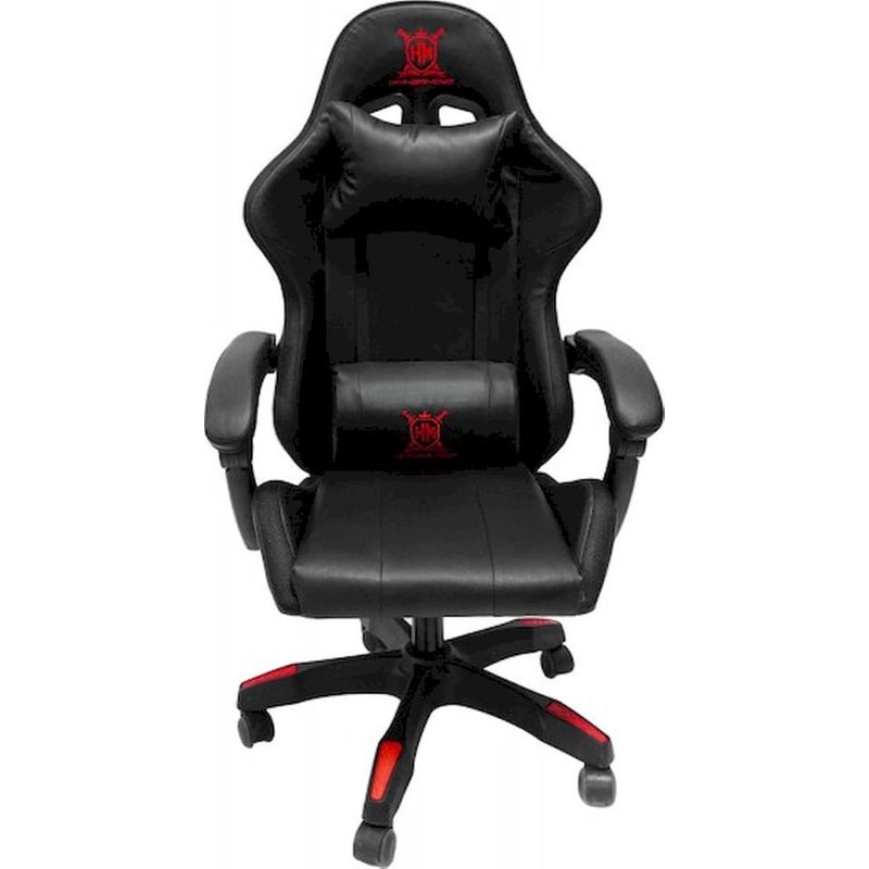 Καρέκλα Gaming 24Mall Dare C500212 από Δερματίνη - Μαύρη/Κόκκινη