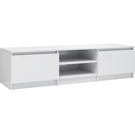 Έπιπλο Τηλεόρασης VidaXL από Μοριοσανίδα 140x40x35.5cm - Λευκό/Γυαλιστερό