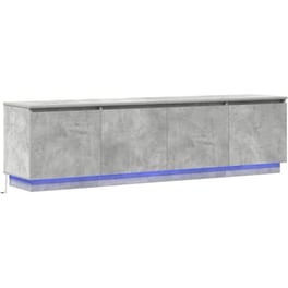 Έπιπλο Τηλεόρασης VidaXL με LED 180 x 38 x 49 cm - Γκρι Σκυροδέματος