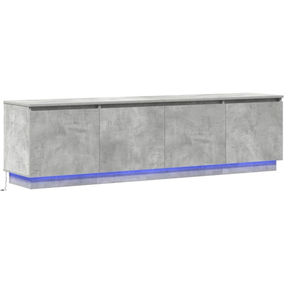 Έπιπλο Τηλεόρασης VidaXL με LED 180 x 38 x 49 cm - Γκρι Σκυροδέματος image 0