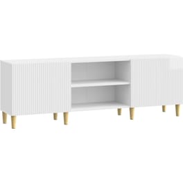 Έπιπλο Τηλεόρασης VidaXL 150 x 31 x 50 cm - Γυαλιστερό Λευκό