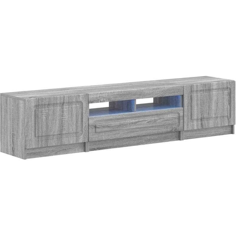 Έπιπλο Τηλεόρασης VidaXL UTRECHT με LED 3 τμχ 179 x 35 x 40 cm - Γκρι Sonoma