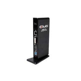 HDD Docking Station Club3D USB 3.0 – 4x USB 2.0, 2x USB 3.0, HDMI, DVI – Μαύρο