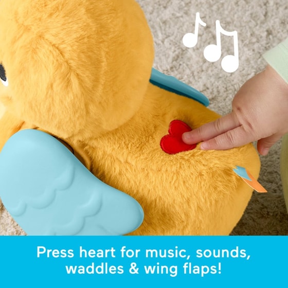 Μαλακό Παπάκι Fisher Price με Κίνηση και Ήχους image 8