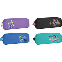 Κασετίνα Οβάλ Coolpack Tube Disney Stitch Μωβ/ Μαύρη/ Μπλε/ Πράσινη - Τυχαία Επιλογή Σχεδίου