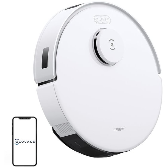 ECOVACS N20 για Σκούπισμα & Σφουγγάρισμα Λευκό Σκούπα Ρομπότ image 0