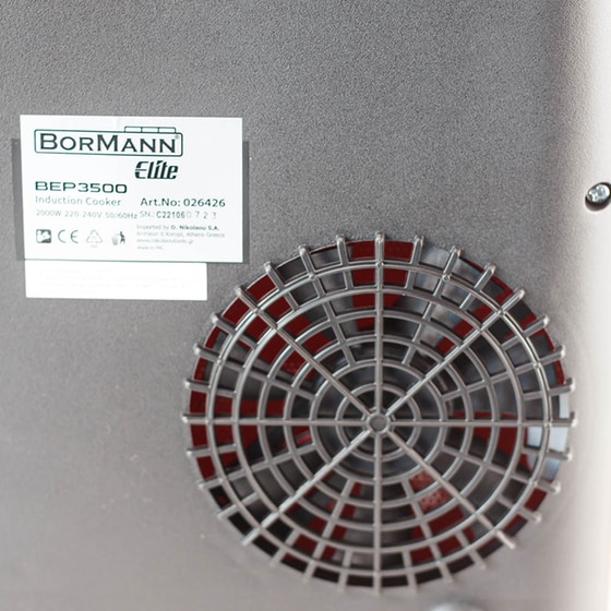 BORMANN ELITE BΕΠ3500 Μαύρο Επαγωγική Εστία Μονή image 2