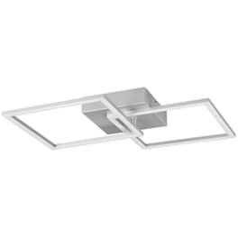 Trio Lighting Πλαφονιέρα Οροφής 60εκ. Γκρι με Ενσωματωμένο LED