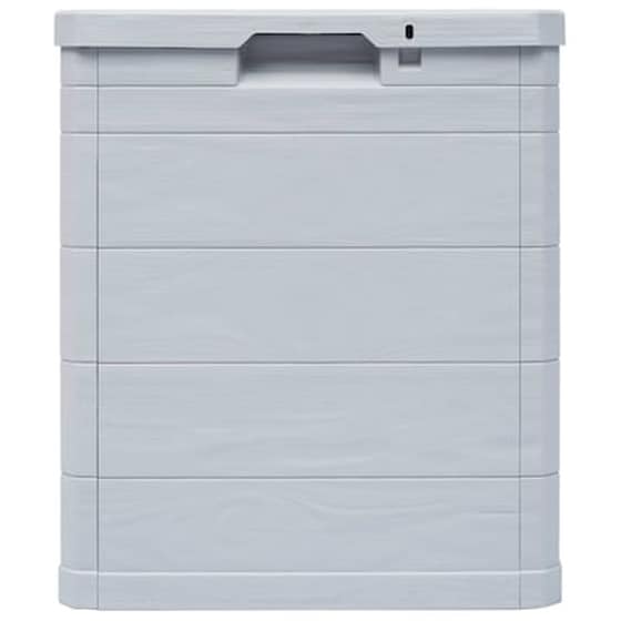 Μπαούλο Αποθήκευσης Κήπου VidaXL Πλαστικό 90 lt. 42.5x44x50 cm - Γκρι image 4