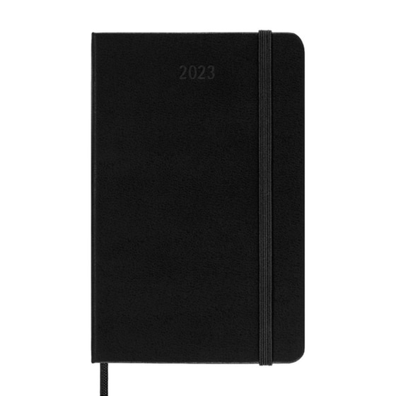 Ημερολόγιο Moleskine 2023 Ημερήσιο 12M 9 x 14 cm Μαύρο image 2
