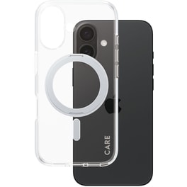 Θήκη Apple iPhone 16 - PanzerGlass MagSafe Kickstand Case - Transparent with Black Stand