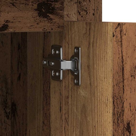 Γραφείο VidaXL από Επεξεργασμένο Ξύλο 50x115x75 cm - Παλιό Ξύλο image 8