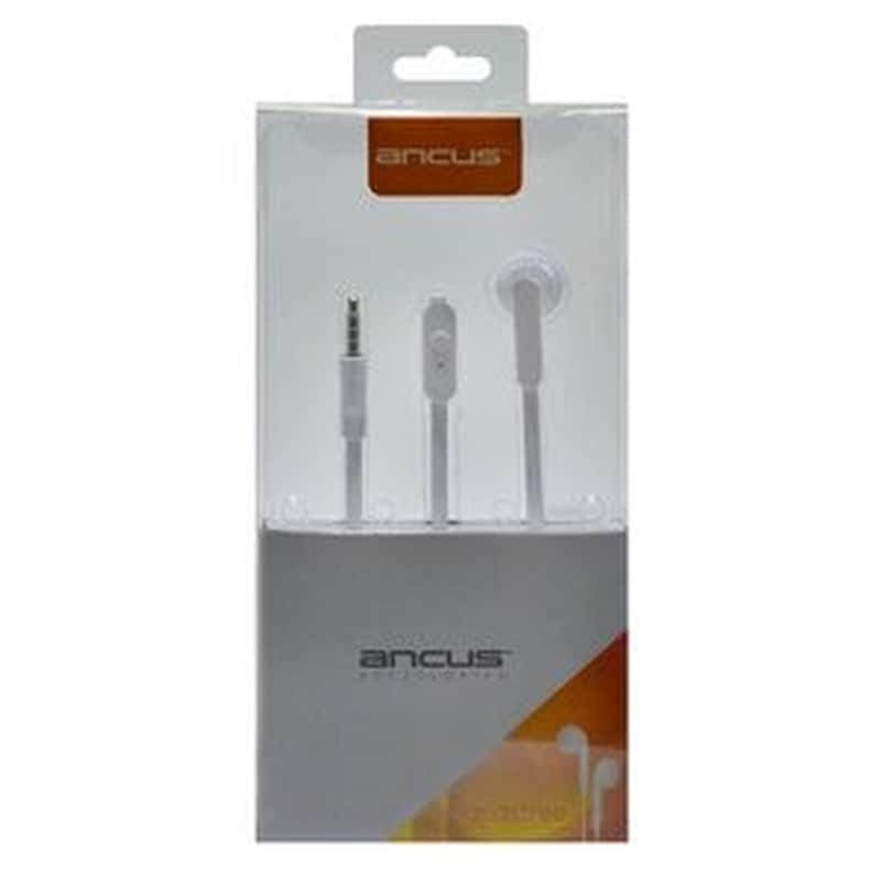 ANCUS Ακουστικά Handsfree Ancus Zeno Mono 3.5mm Jack - Λευκό