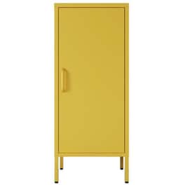 Ντουλάπα Nextdeco Μονόφυλλη Μεταλλική 42x35x102 cm - Κίτρινο