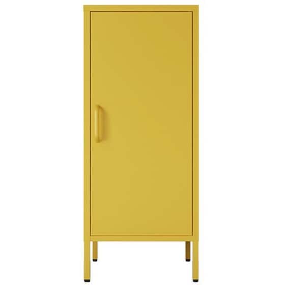 Ντουλάπα Nextdeco Μονόφυλλη Μεταλλική 42x35x102 cm - Κίτρινο image 0