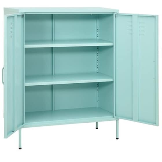 Ντουλάπι Γραφείου VidaXL από Ατσάλι 80x35x101.5 cm - Μέντα image 4