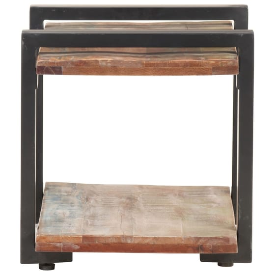 Έπιπλο Τηλεόρασης VidaXL Ξύλινο/Μεταλλικό 90x40x40cm - Kαφέ/Μαύρο image 2