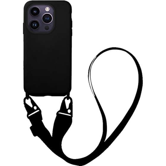 Θήκη Apple iPhone 14 Pro - My Colors CarryHang Strap - Μαύρο image 0
