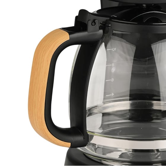 ESTIA 06-24673 Oak 1000 W 1.25 L Μαύρη Καφετιέρα Φίλτρου image 3