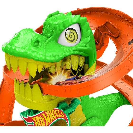 Hot Wheels City T-Rex Πυροσβεστικός Σταθμός (JBM73) image 2