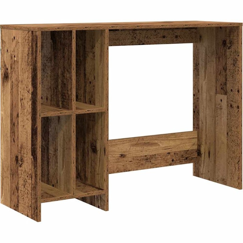 Γραφείο VidaXL από Επεξεργασμένο Ξύλο 102,5x35x75 cm - Παλιό Ξύλο
