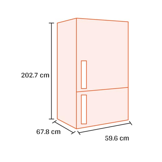 WHIRLPOOL W7X 93A W Total No Frost 367 Lt Λευκό Ψυγειοκαταψύκτης image 1
