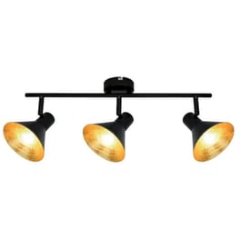 Σποτ Τρίφωτο Viokef Harvey 4167200 Μεταλλικό - Μαύρο