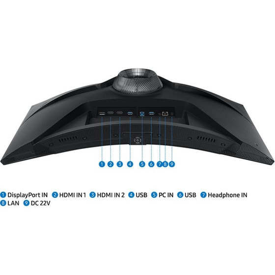 Samsung Odyssey G6 G65B LS32BG650EUXEN Gaming Monitor 32'' QHD VA Curved 240Hz 1ms image 17