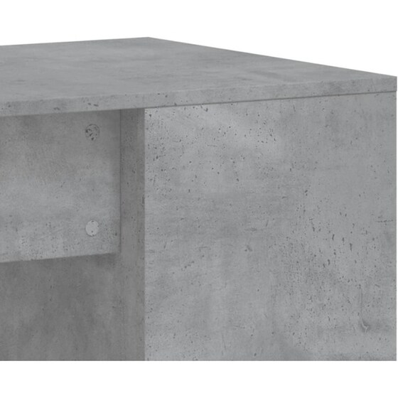 Γραφείο VidaXL από Επεξεργασμένο Ξύλο 102x50x75 cm - Γκρι Σκυροδέματος image 5