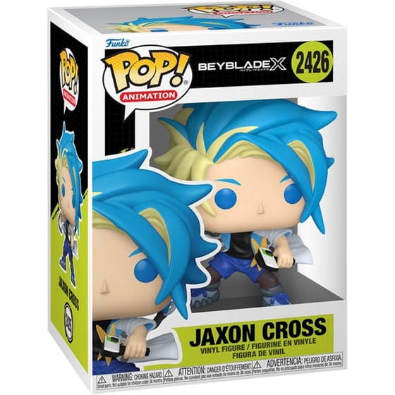 Funko Pop! Animation: Beyblade X - Jaxon Cross* #2426 Vinyl Figure image 2