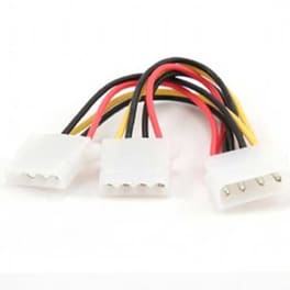 Καλώδιο Cablexpert 4-Pin Molex male σε 4-Pin Molex female - 0.15m