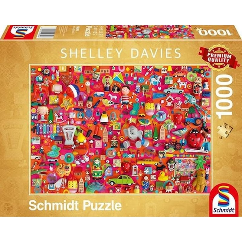 SCHMIDT SPIELE Παζλ Schmidt Spiele 59699 Shelley Davies: vintage Toys (1000 Κομμάτια)