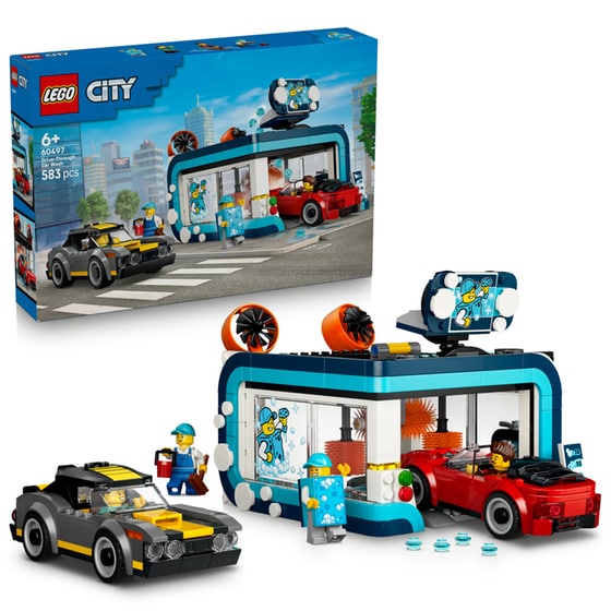 LEGO® City Drive-Through Car Wash (60497) image 6