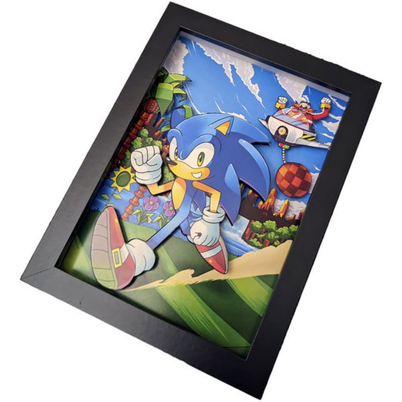 PIXELART.GAMECRAFTS Διακοσμητικό Κάδρο Gaming - Sonic