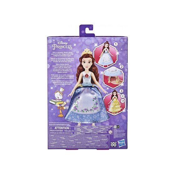 Κούκλα Disney Princess Spin And Switch Belle image 5