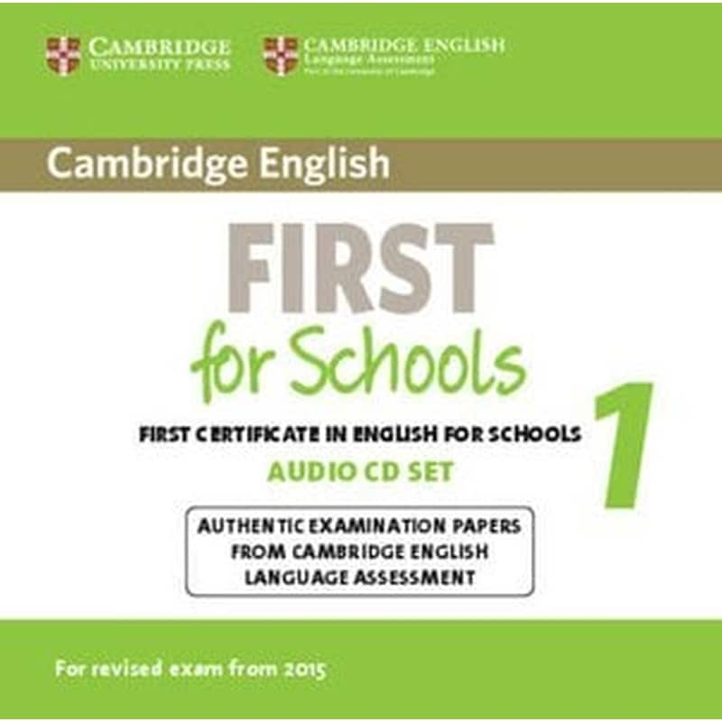 Cambridge English First for Schools 1 for Revised Exam from 2015 Audio CDs (2)