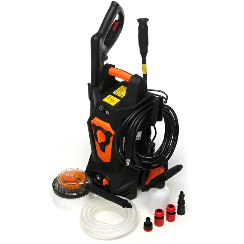 KRAFT&DELE Πλυστικό Νερού Υψηλής Πίεσης KraftDele KD-446 200 bar Μαύρο