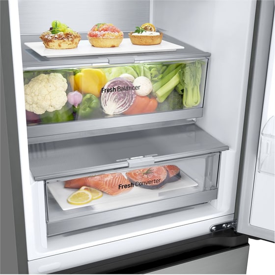 LG GBV7270DPY Total No Frost 387 Lt με ThinQ Ασημί Ψυγειοκαταψύκτης image 12