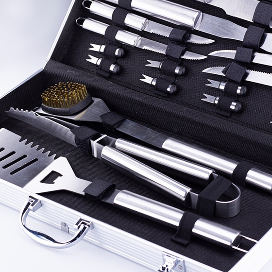 BORMANN BBQ1015 18 τμχ Inox Σετ Εργαλείων Ψησίματος image 2