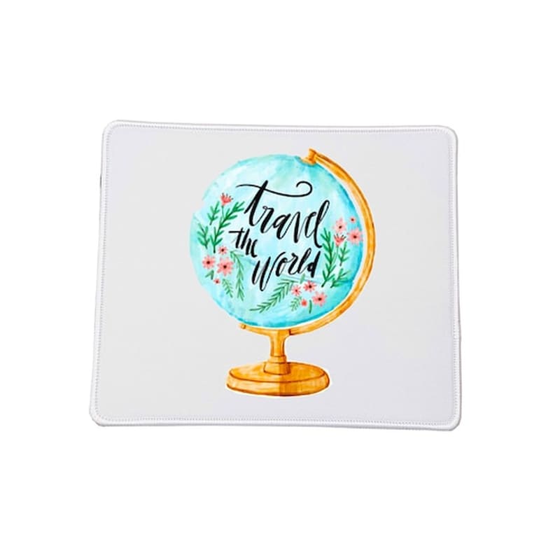 OEM Mousepad Χάρτες Maps Travel The World Υδρόγειος Σφαίρα No6 Βάση Για Το Ποντίκι Ορθογώνιο 23x20cm