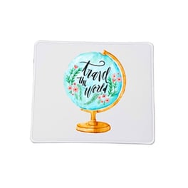 OEM Maps Travel The World No6  Mouse Pad Small 230 x 200 mm Με σχέδιο