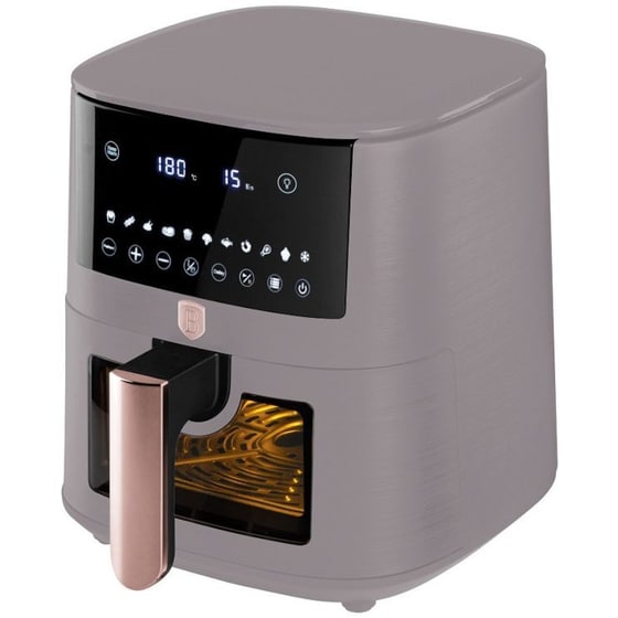 BERLINGER HAUS BH-9608 με Αποσπώμενο Κάδο 1650 W 8 L Γκρι Φριτέζα Αέρος image 2