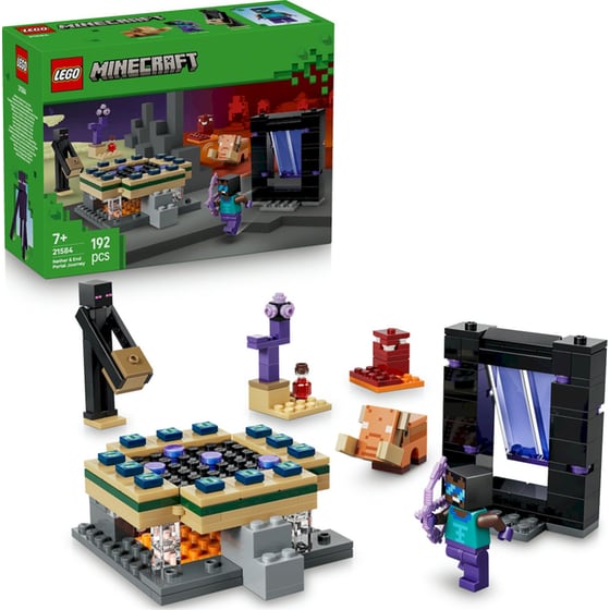 LEGO® Minecraft® Ταξίδι στα Έγκατα & στην Πύλη του Τέλους (21584) image 1