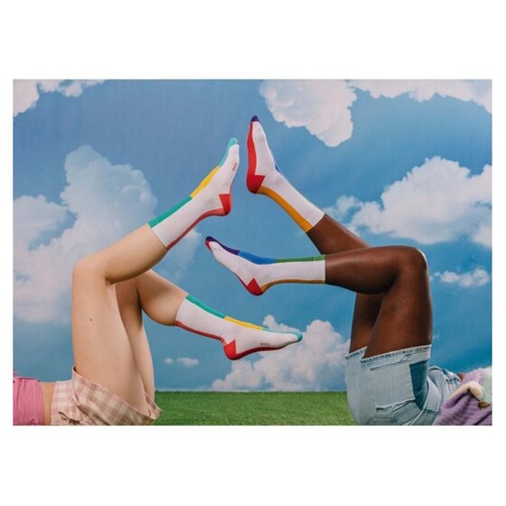 Κάλτσες DOIY Rainbow Dream - Λευκό image 3